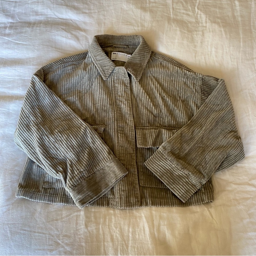 ASOS corduroy cropped jacket